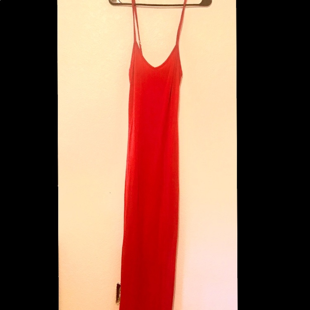 Boohoo Red Summer Maxi Dress